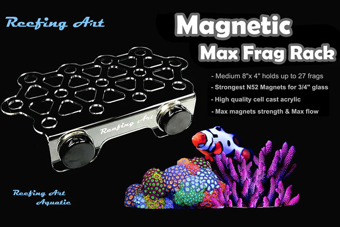 x27 Coral Frag Holder - Magnetic Medium Max Rack