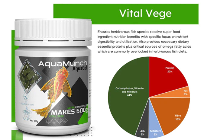 AquaMunch AquaGel - Vital Vege 100g