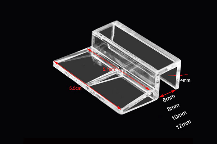 Aquarium Tank Acrylic Lid Brackets 6/8/10/12mm