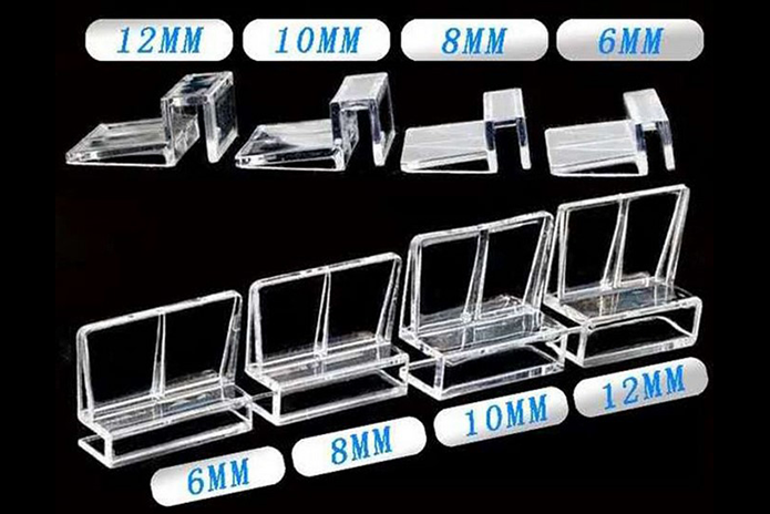 Aquarium Tank Acrylic Lid Brackets 6/8/10/12mm