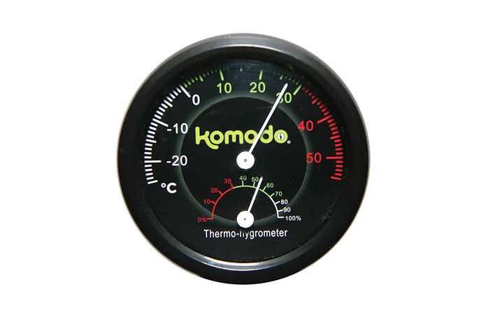 Komodo Combined Thermometer & Hygrometer Analog