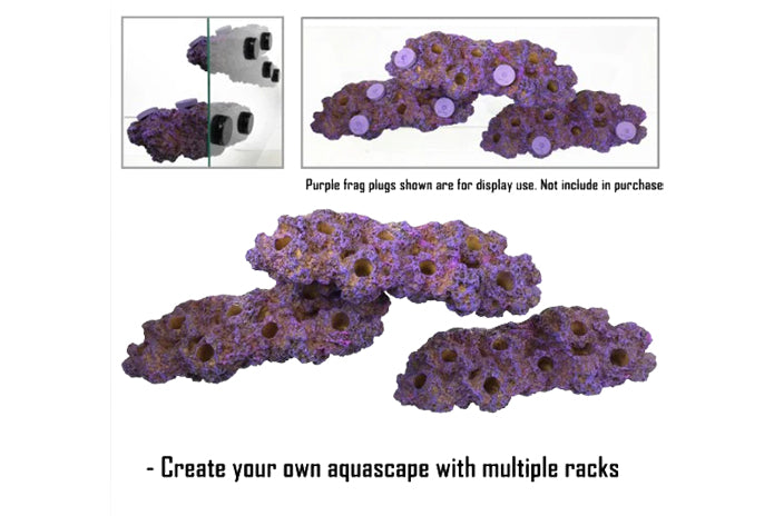 Magnetic Reef Rock Frag Rack - Purple