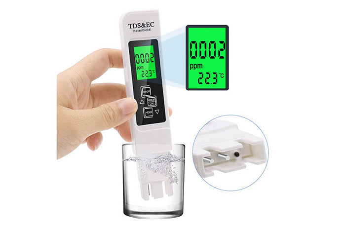 Digital TDS, EC, Temperature Meter
