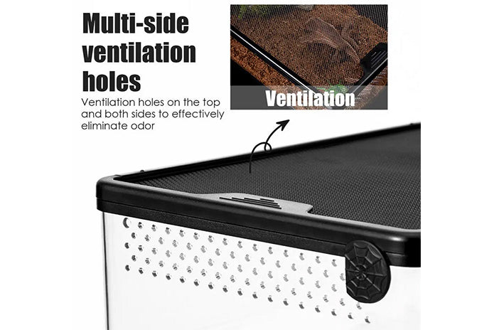 Ventilated Vivarium Container Habitat
