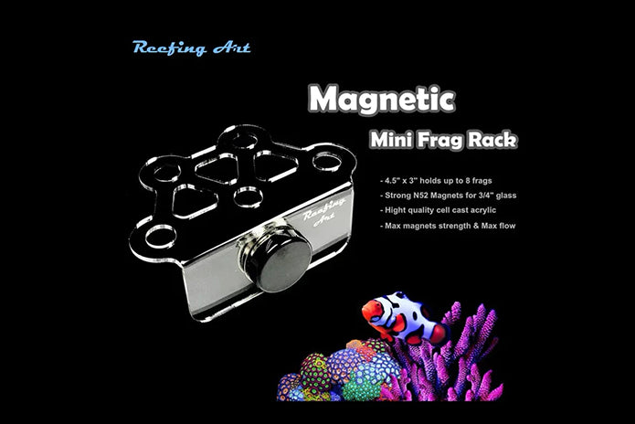 x8 Coral Frag Holder - Magnetic Medium Mini Rack