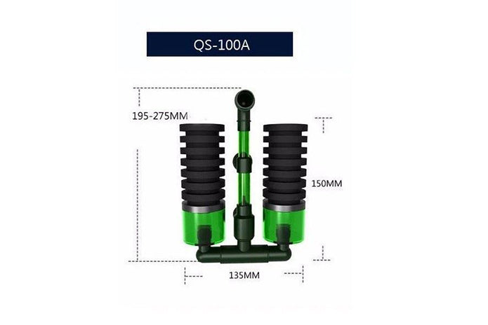 QANVEE QS-100A Sponge Filter