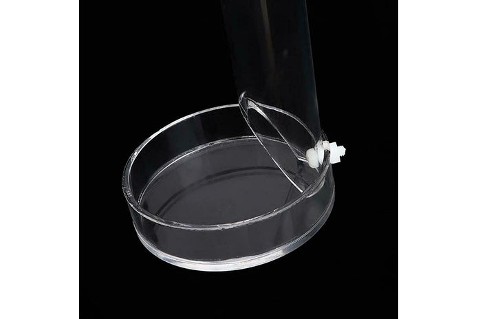 Acrylic Shrimp Fish Feeding Tube & Dish