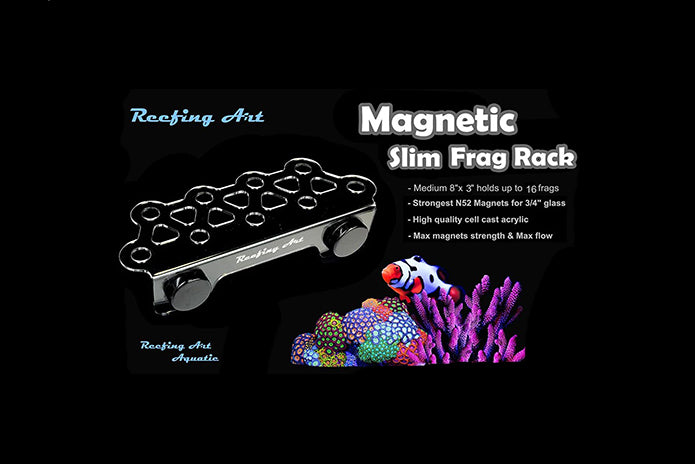 x16 Coral Frag Holder - Magnetic Slim Rack